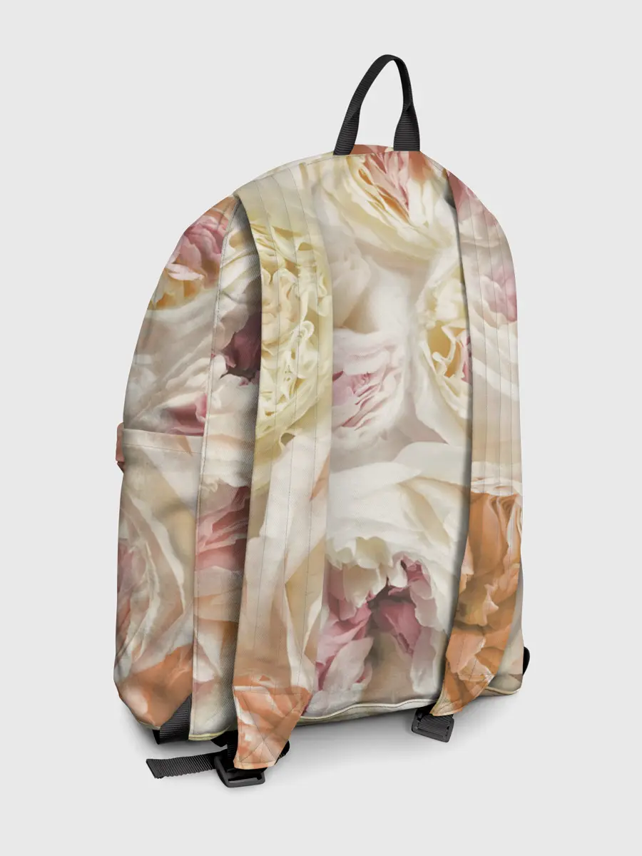 Рюкзак джинсовый / Нежные Пионы