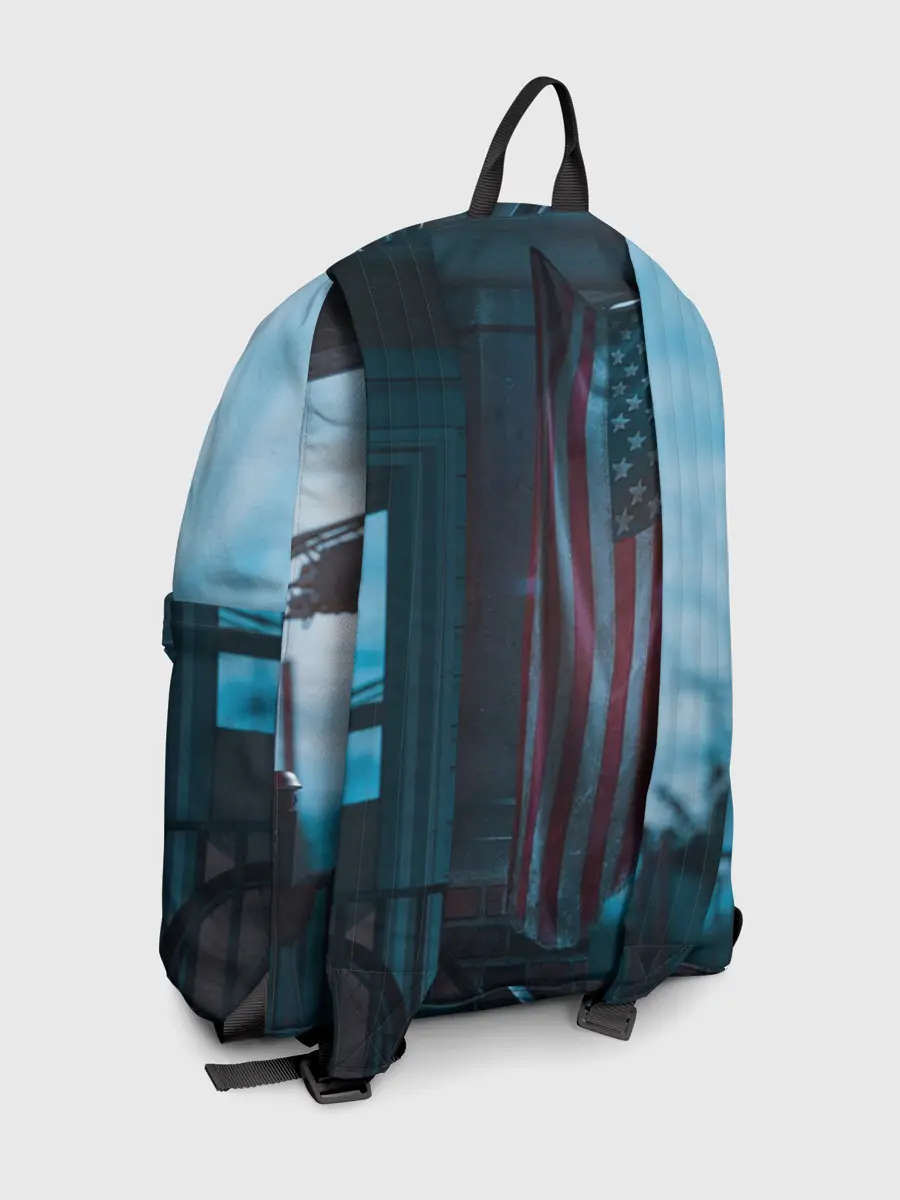 Рюкзак джинсовый / Detroit: Become Human - Markus