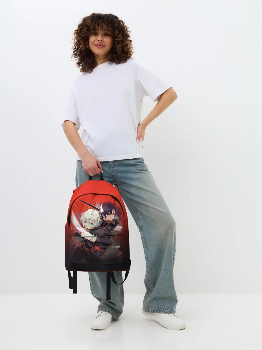 Рюкзак джинсовый / Shinya & Guren