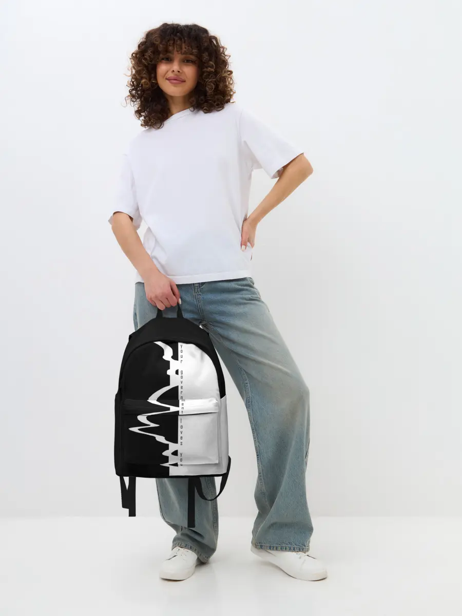 Рюкзак джинсовый / You government loves you