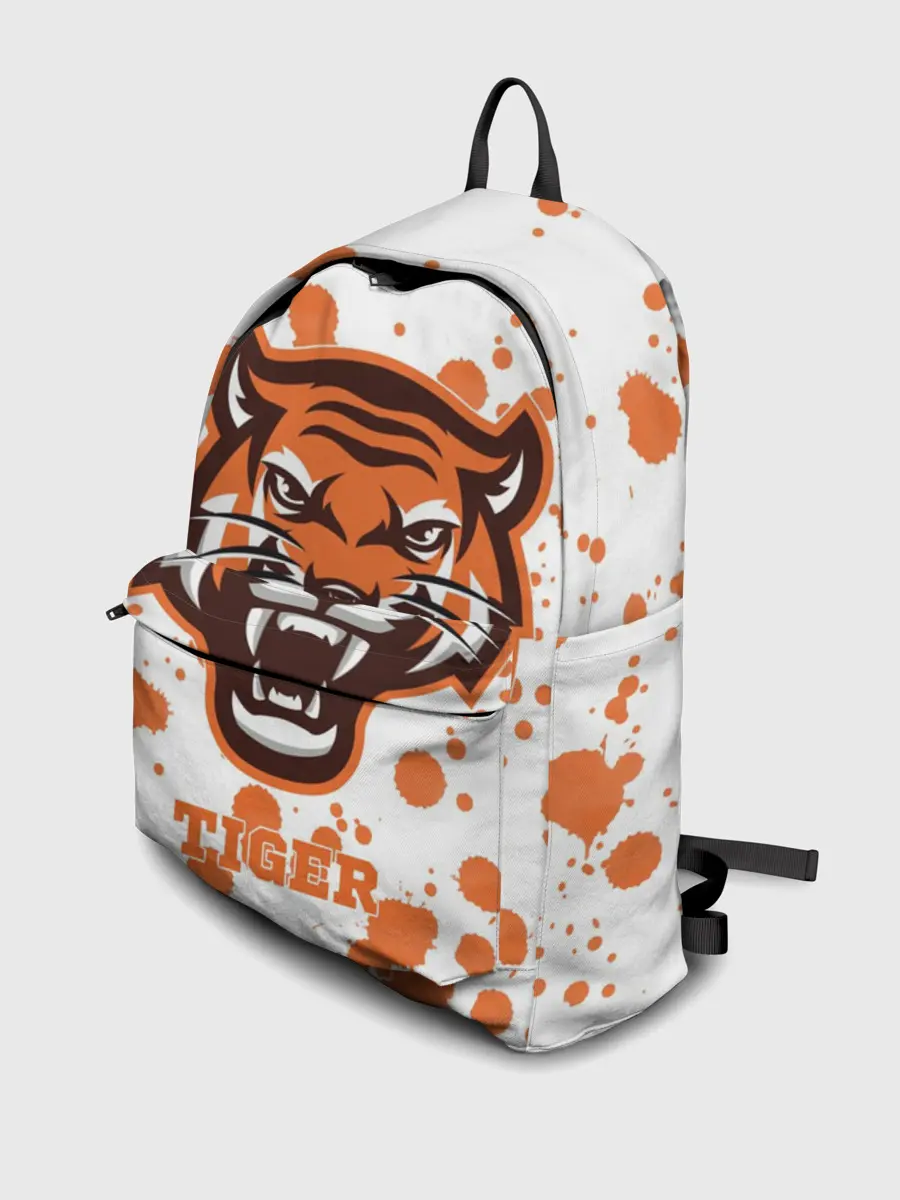 Рюкзак джинсовый / Огненный тигр