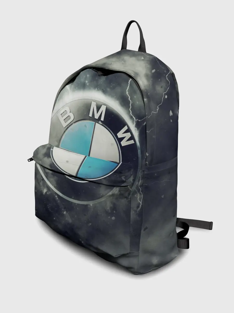 Рюкзак джинсовый / Логотип BMW