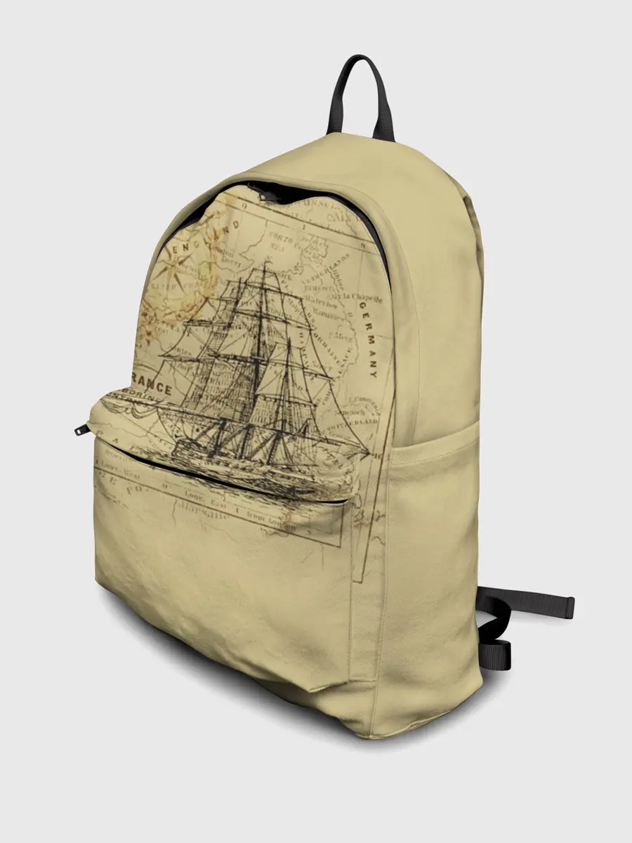 Рюкзак джинсовый / Старая карта