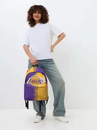 Рюкзак джинсовый / Los angeles lakers. NBA
