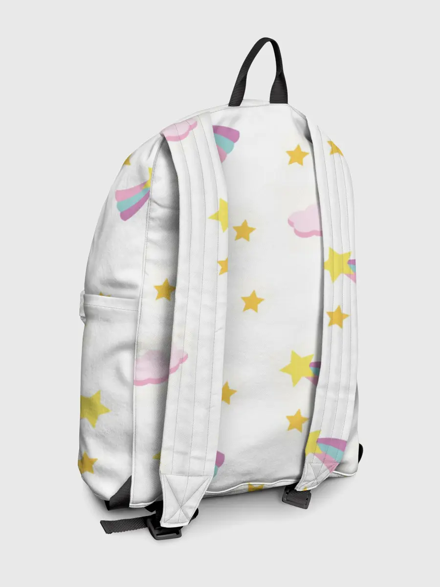 Рюкзак джинсовый / Розовый единорог