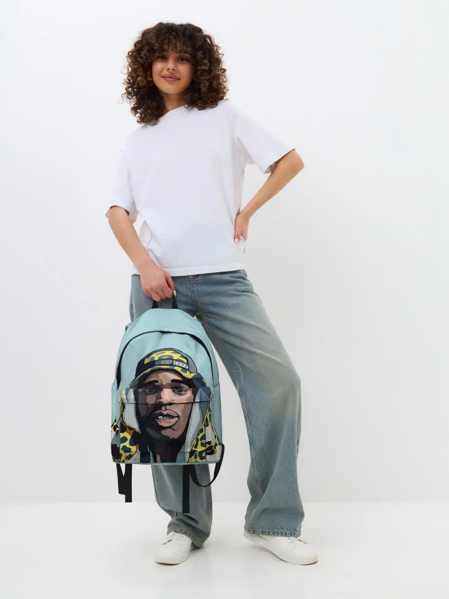 Рюкзак джинсовый / ASAP Rocky