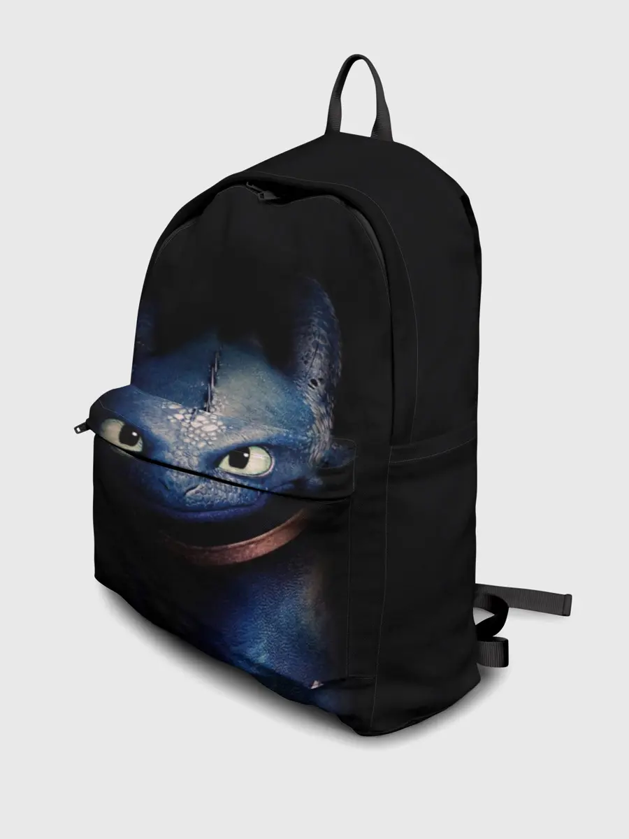 Рюкзак джинсовый / как приручить дракона