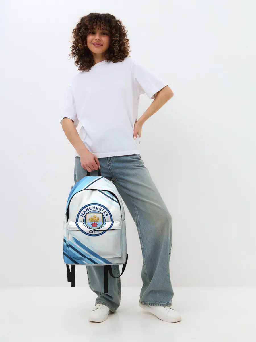 Рюкзак джинсовый / Manchester city