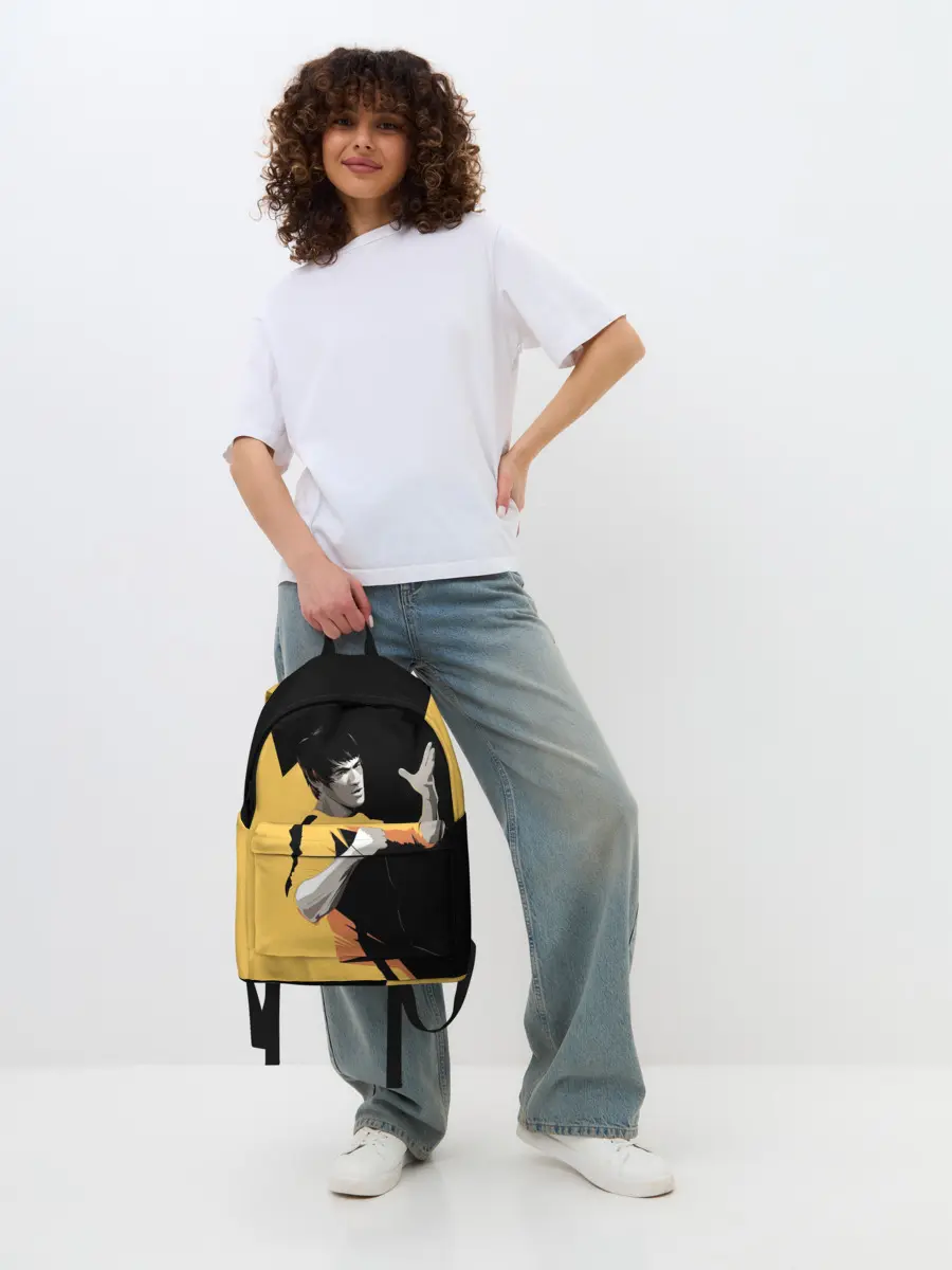 Рюкзак джинсовый / Bruce Lee