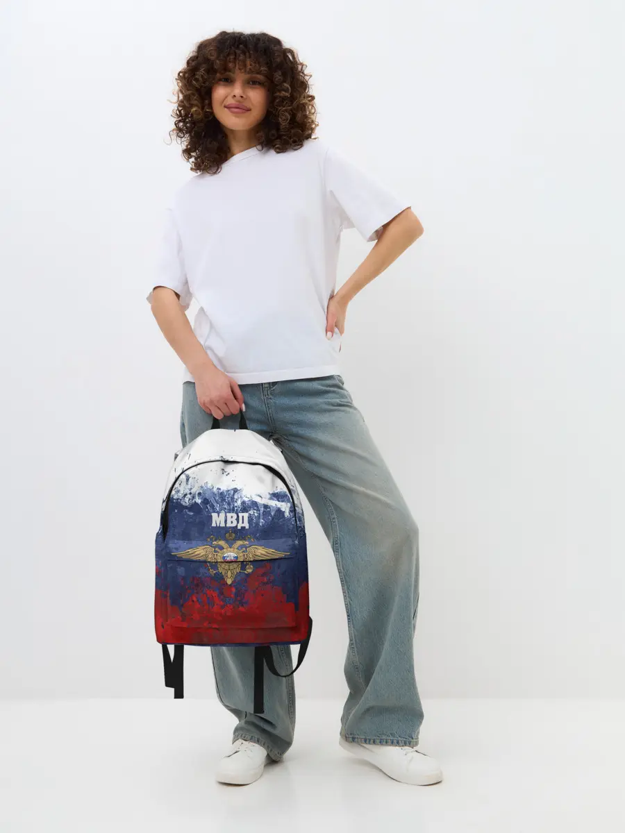 Рюкзак джинсовый / МВД