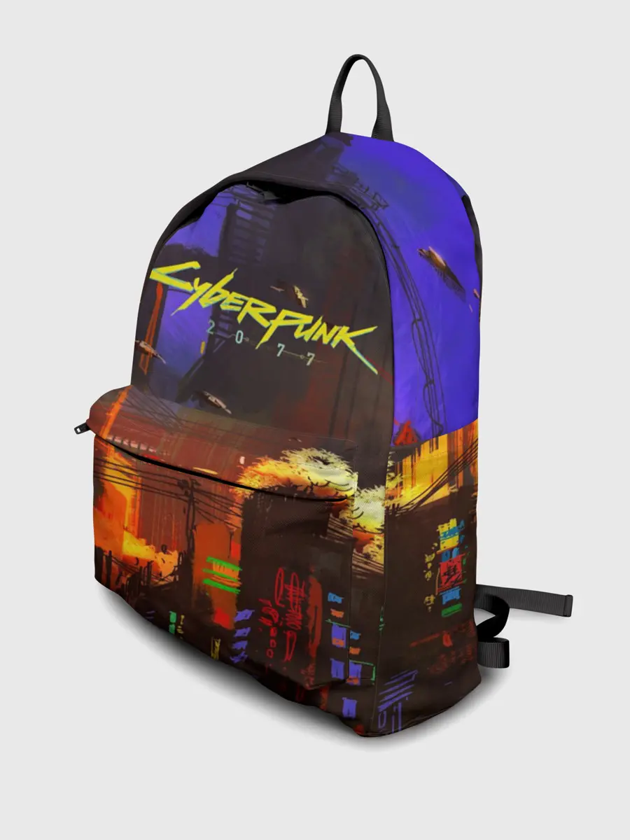 Рюкзак джинсовый / Cyber Punk 2077