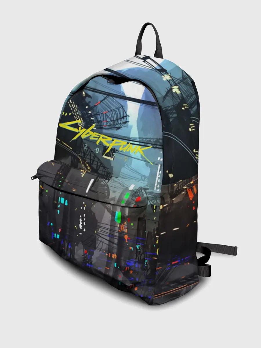 Рюкзак джинсовый / Cyber Punk 2077