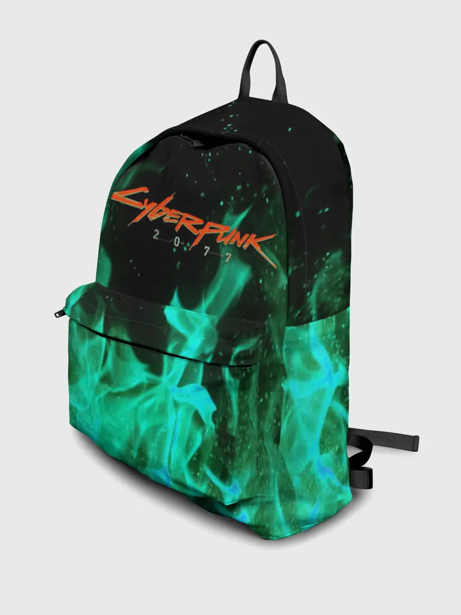 Рюкзак джинсовый / CYBERPUNK 2077 | КИБЕРПАНК 2077