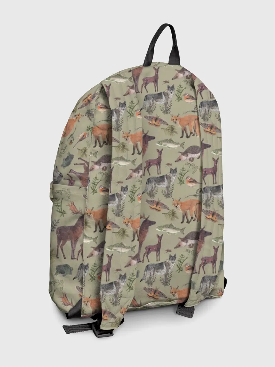 Рюкзак джинсовый / Wild animals