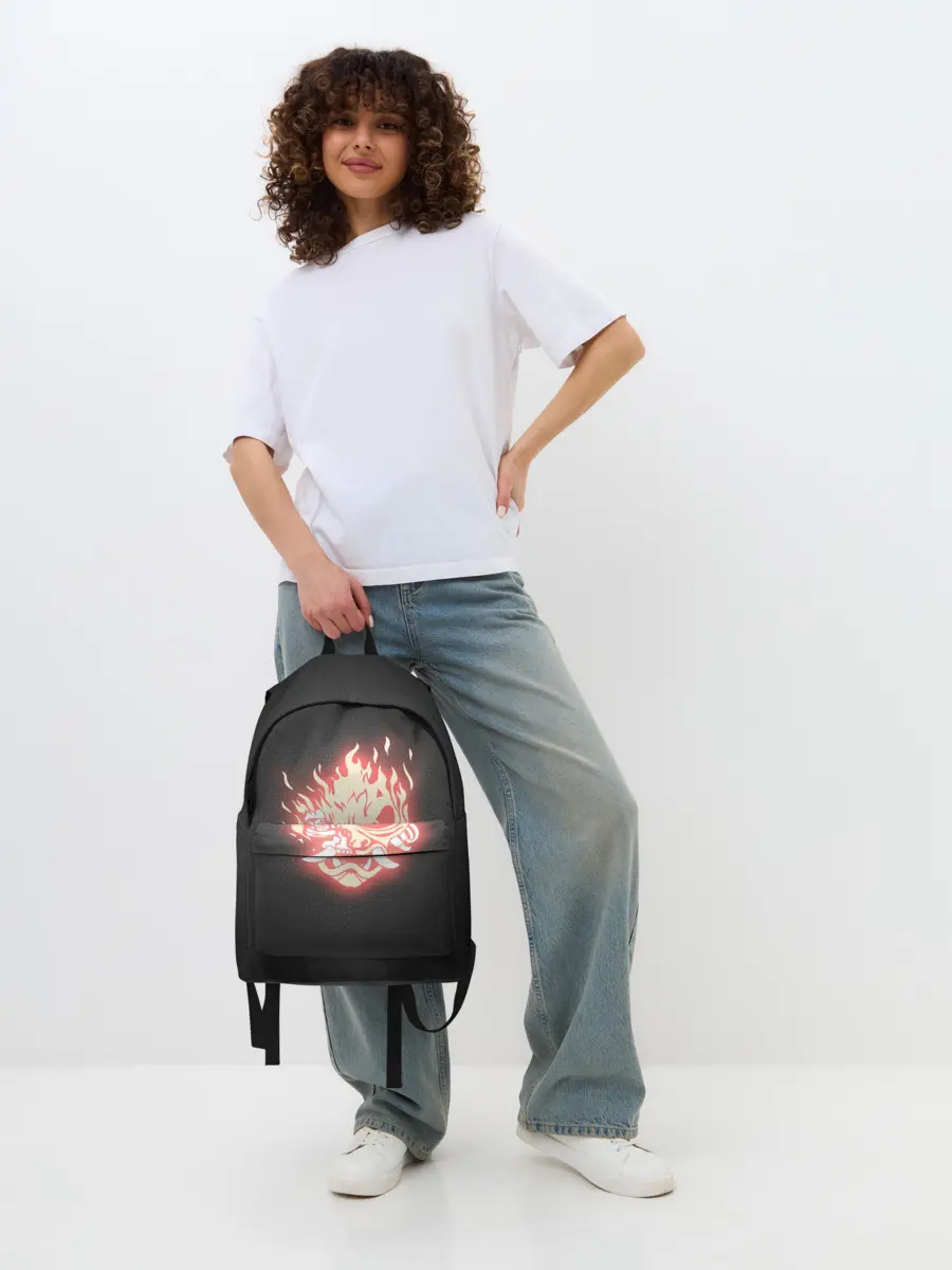 Рюкзак джинсовый / CYBERPUNK 2077 SAMURAI