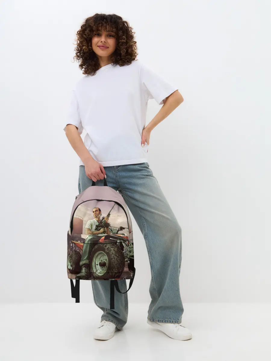 Рюкзак джинсовый / Grand Theft Auto