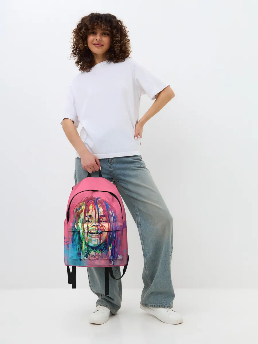 Рюкзак джинсовый / PINK 69