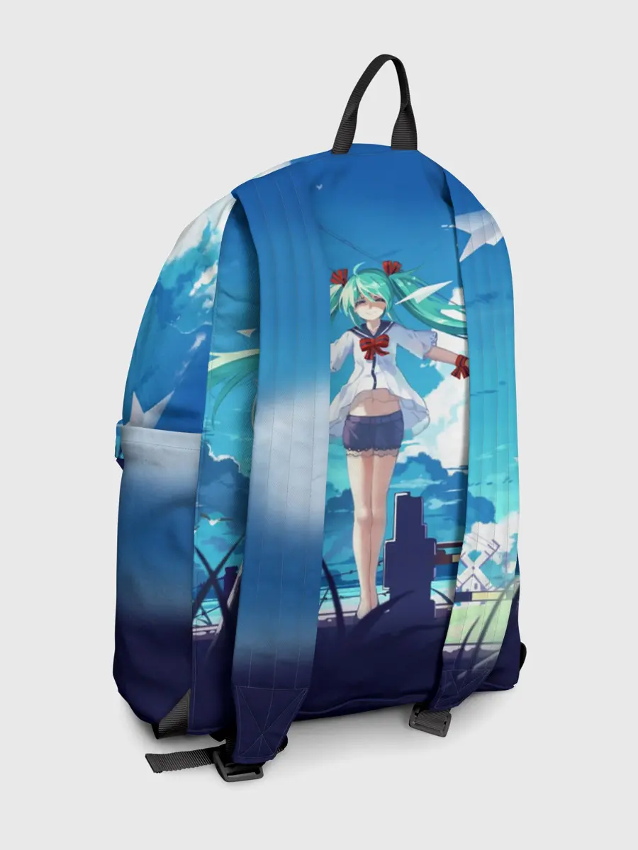 Рюкзак джинсовый / Хацунэ Мику под летним небом