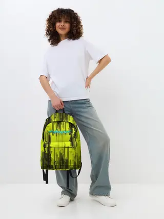 Рюкзак джинсовый / CYBERPUNK 2077 | КИБЕРПАНК 2077