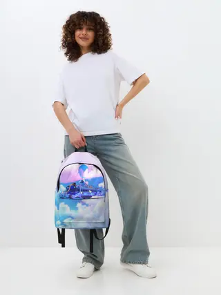 Рюкзак джинсовый / Fortnite Bus