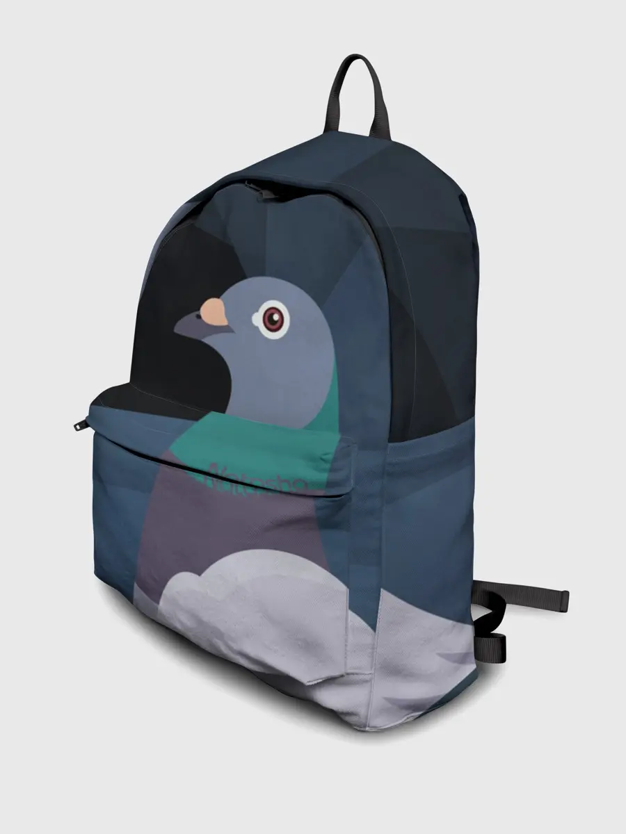 Рюкзак джинсовый / Голубь Наташа