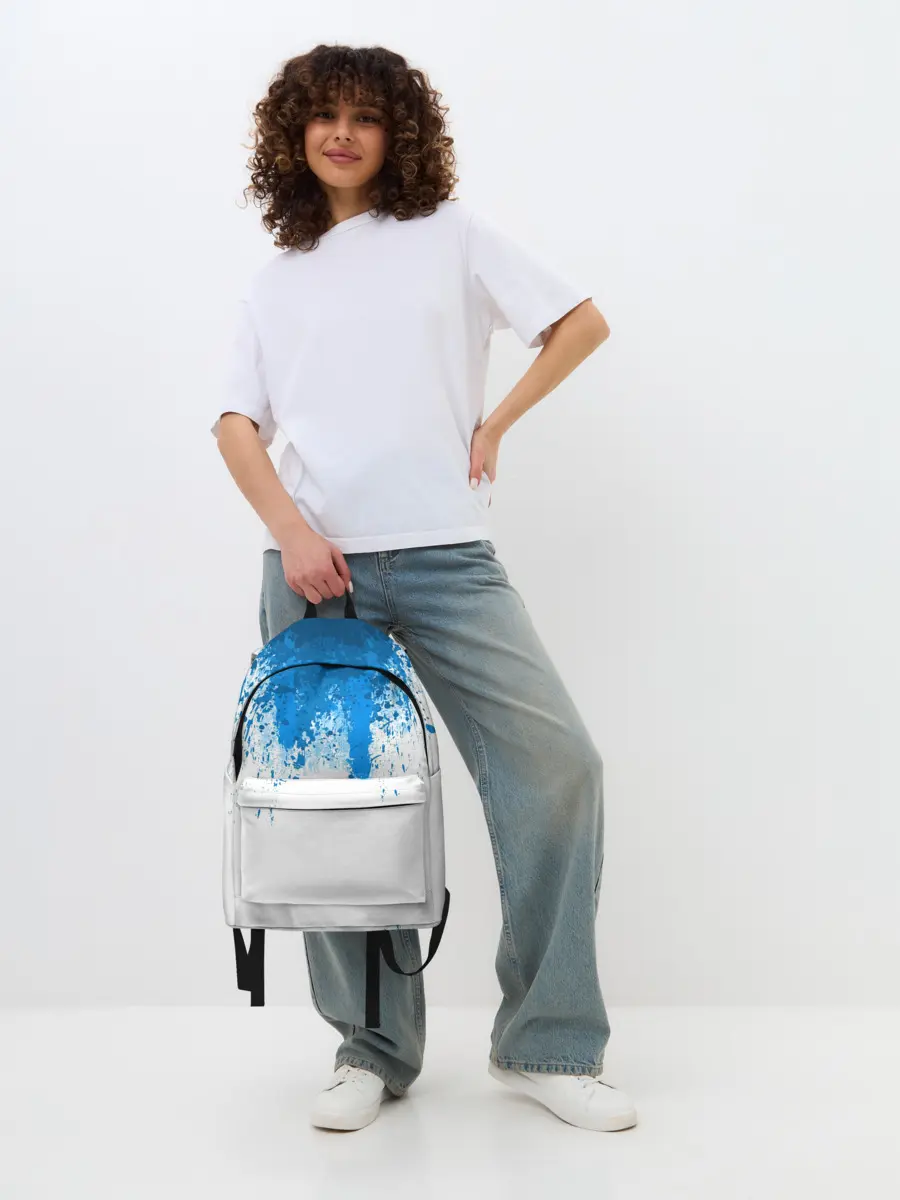 Рюкзак джинсовый / КРОВЬ АНДРОИДА