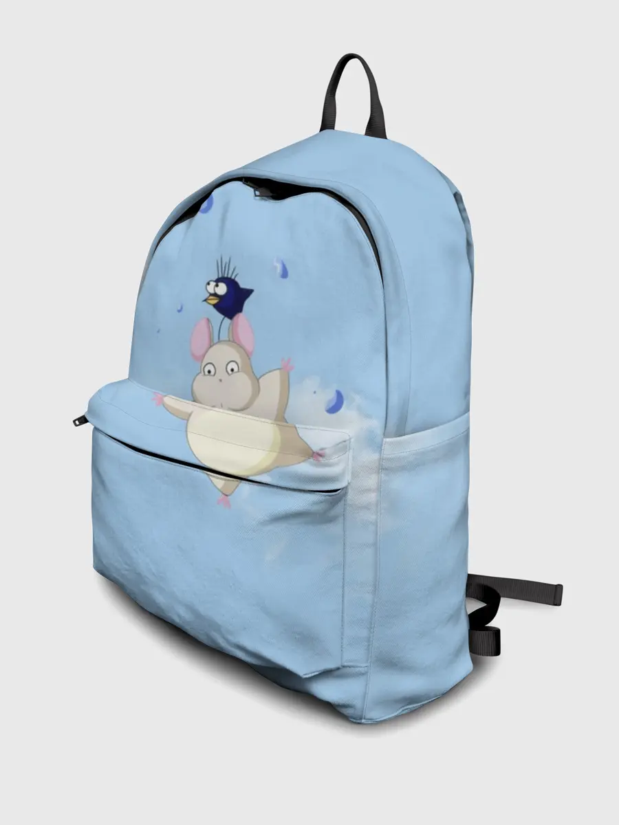 Рюкзак джинсовый / Бо летает с сусуватари