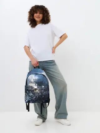 Рюкзак джинсовый / Фростпанк