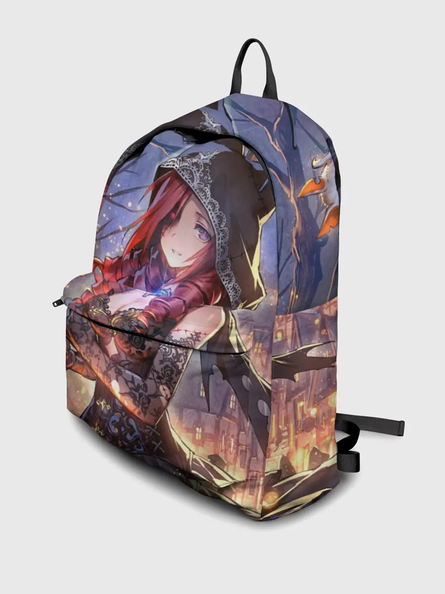 Рюкзак джинсовый / Однокрылый демон Амира