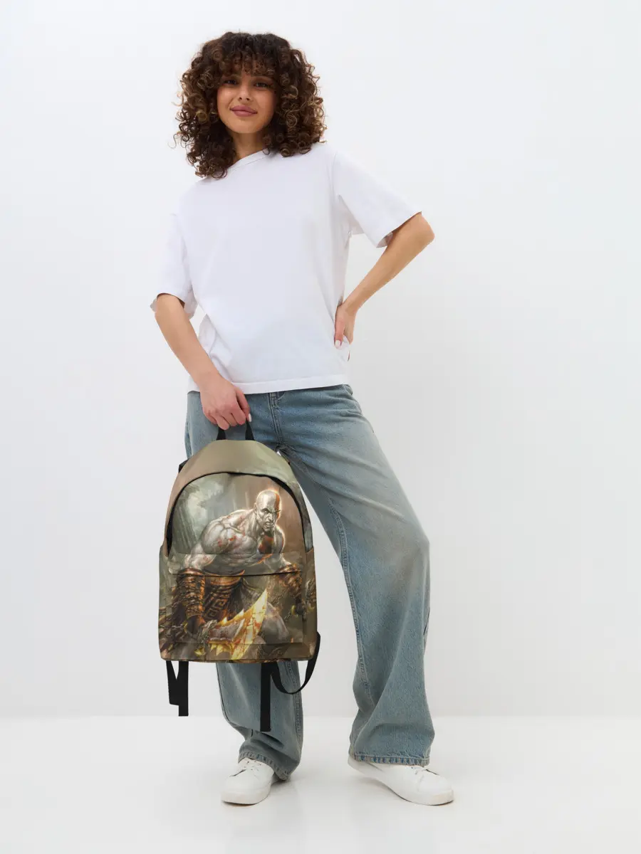 Рюкзак джинсовый / God of War