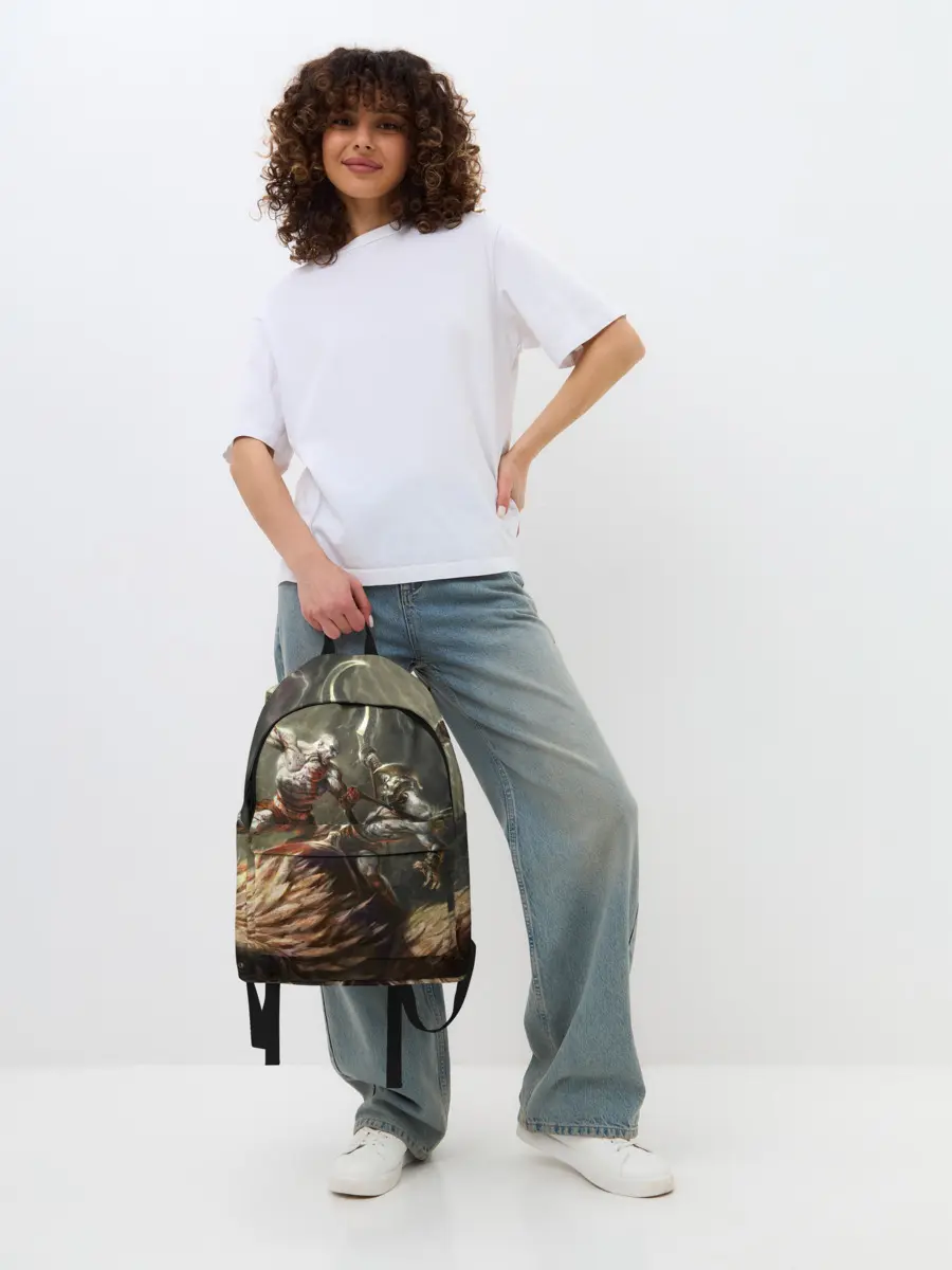 Рюкзак джинсовый / Бог войны