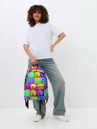 Рюкзак джинсовый / pop-art Marilyn Monroe