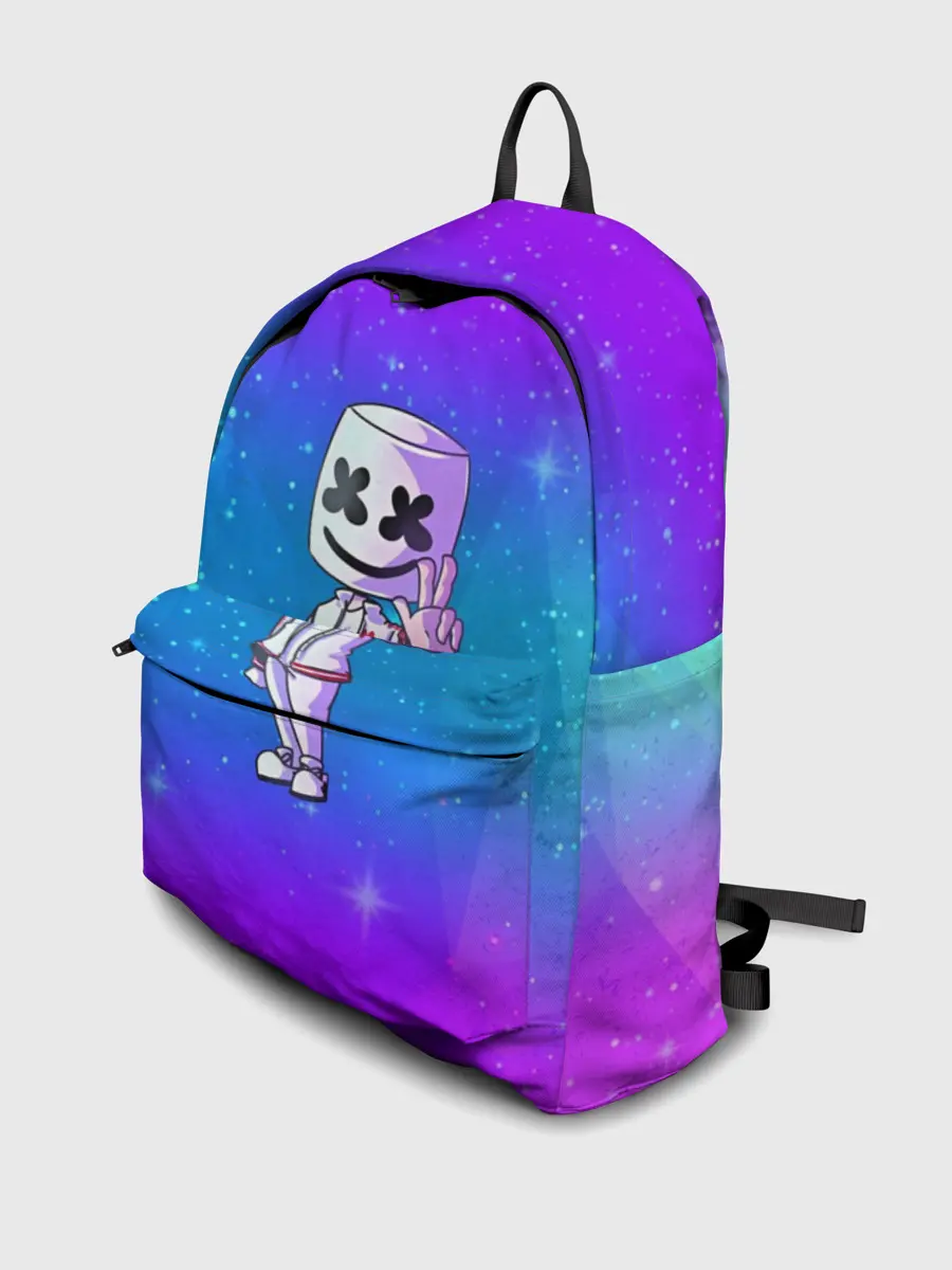 Рюкзак джинсовый / Marshmello