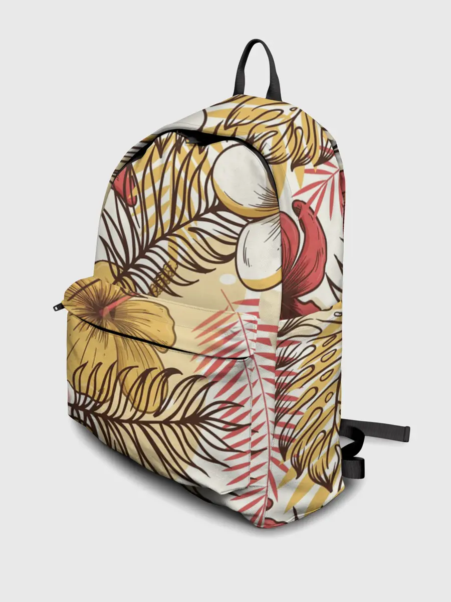 Рюкзак джинсовый / Тропики