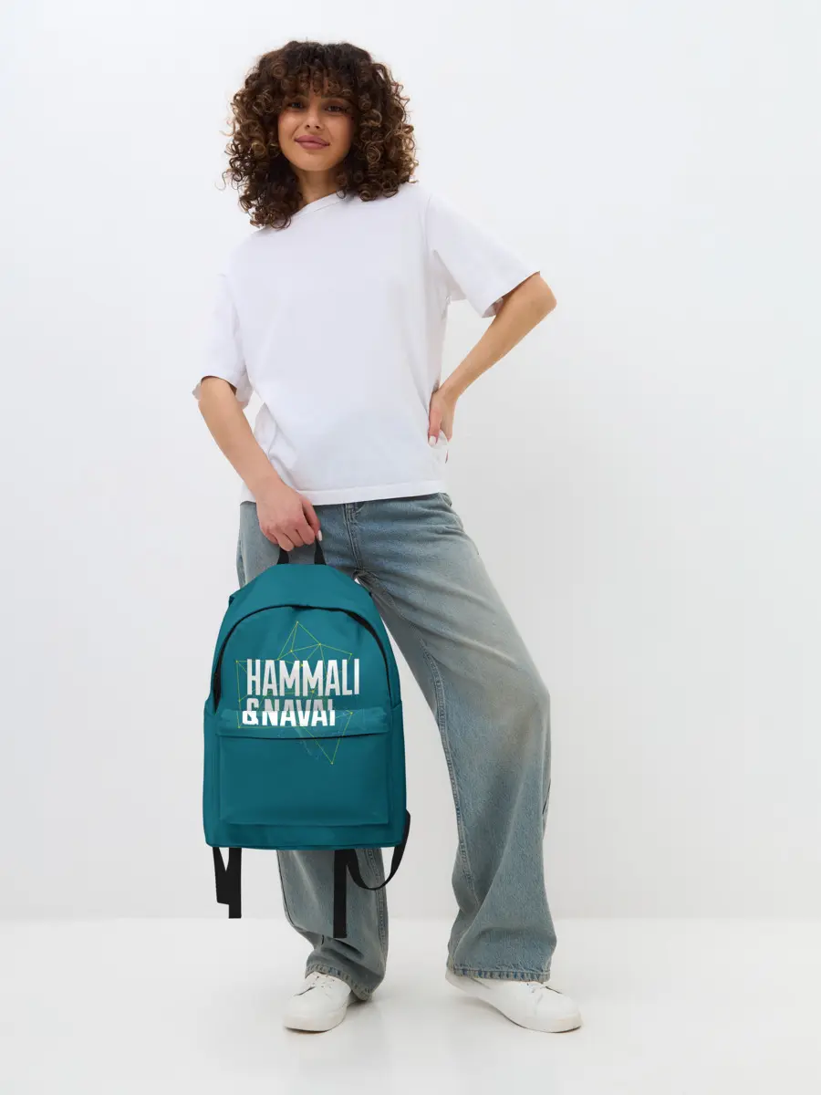 Рюкзак джинсовый / HammAli Navai blue