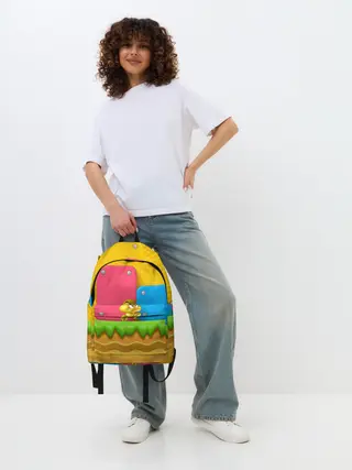 Рюкзак джинсовый / Супер Марио