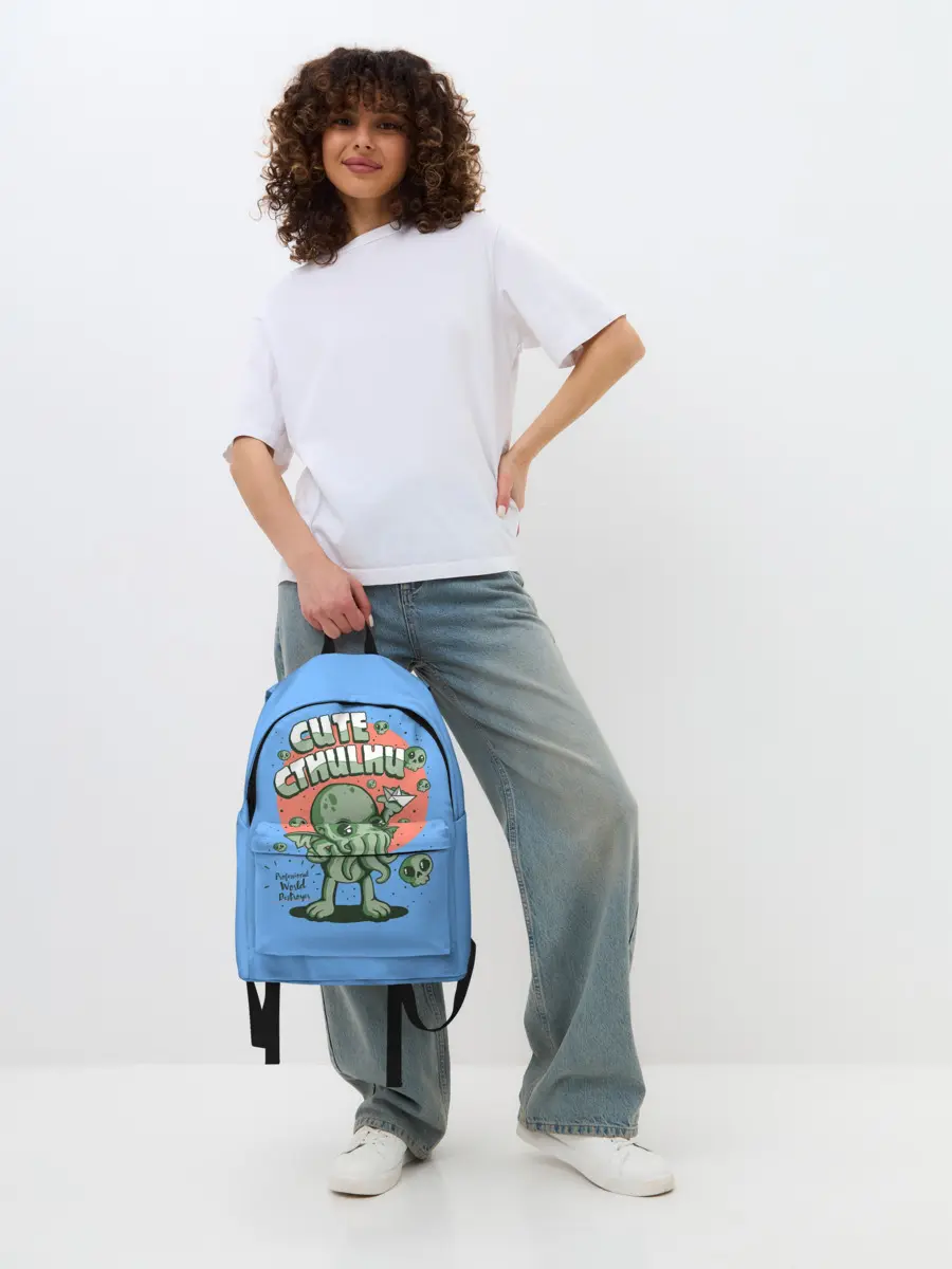 Рюкзак джинсовый / Ктулху