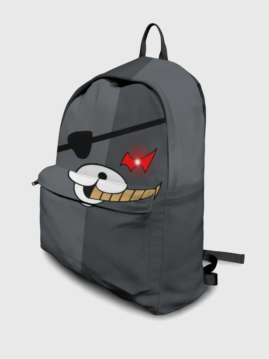 Рюкзак джинсовый / KUROKUMA на сером