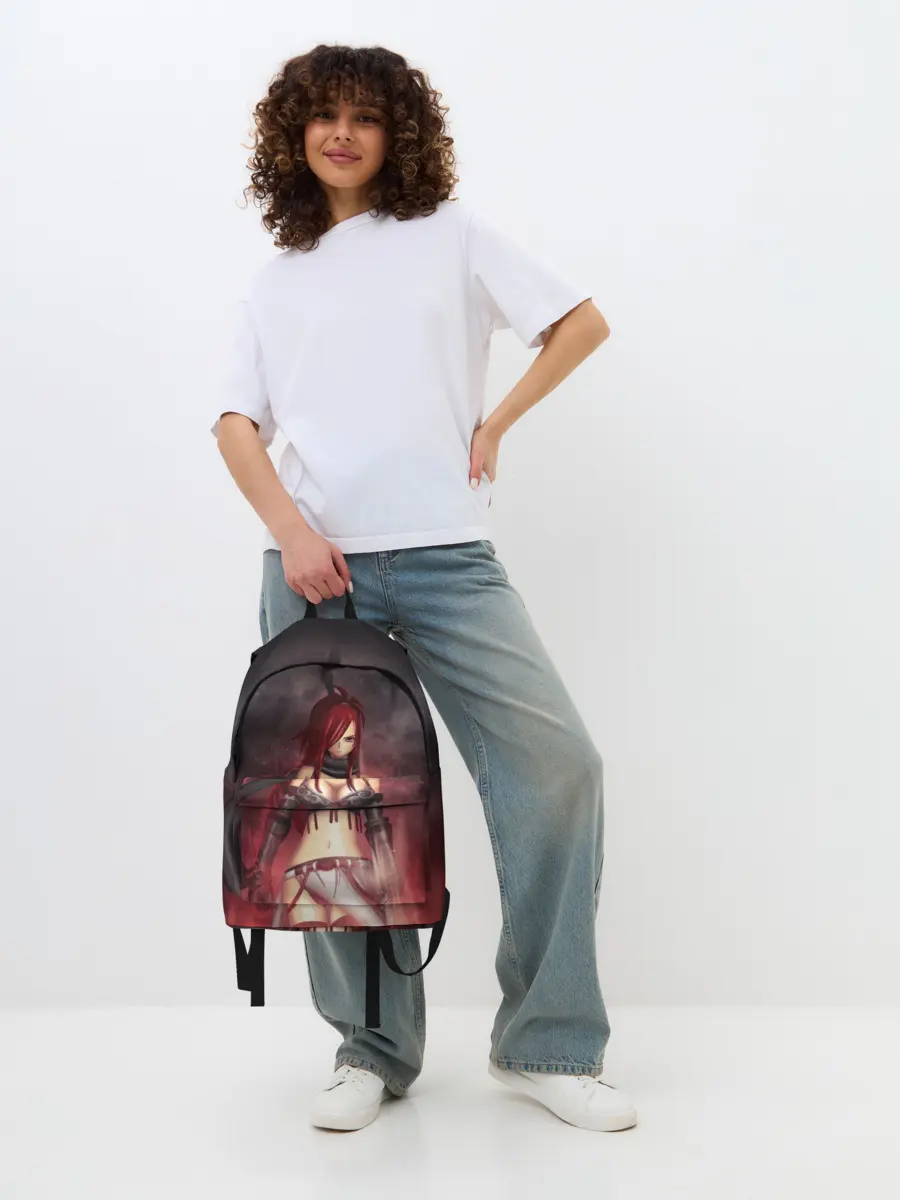 Рюкзак джинсовый / Алая Эльза