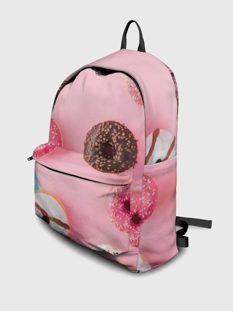 Рюкзак джинсовый / пончики