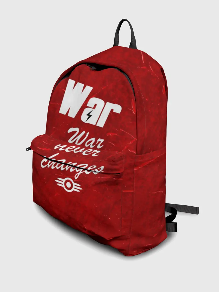Рюкзак джинсовый / WAR NEVER CHANGES