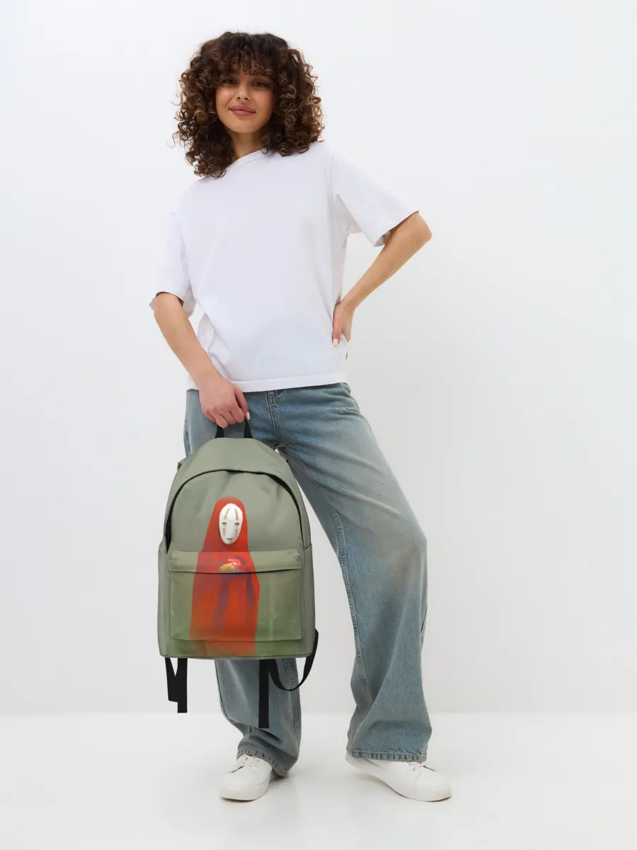 Рюкзак джинсовый / Каонаси с петухом