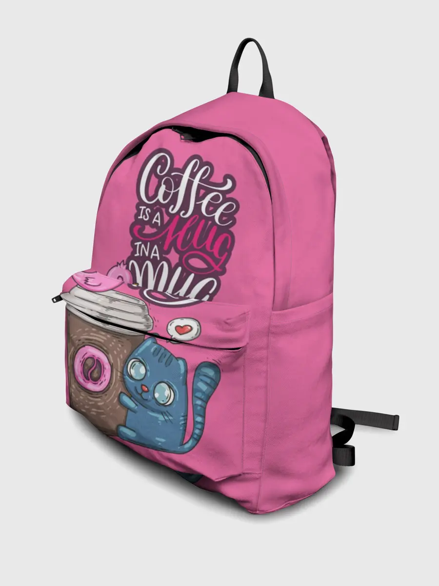 Рюкзак джинсовый / Coffee is a hug