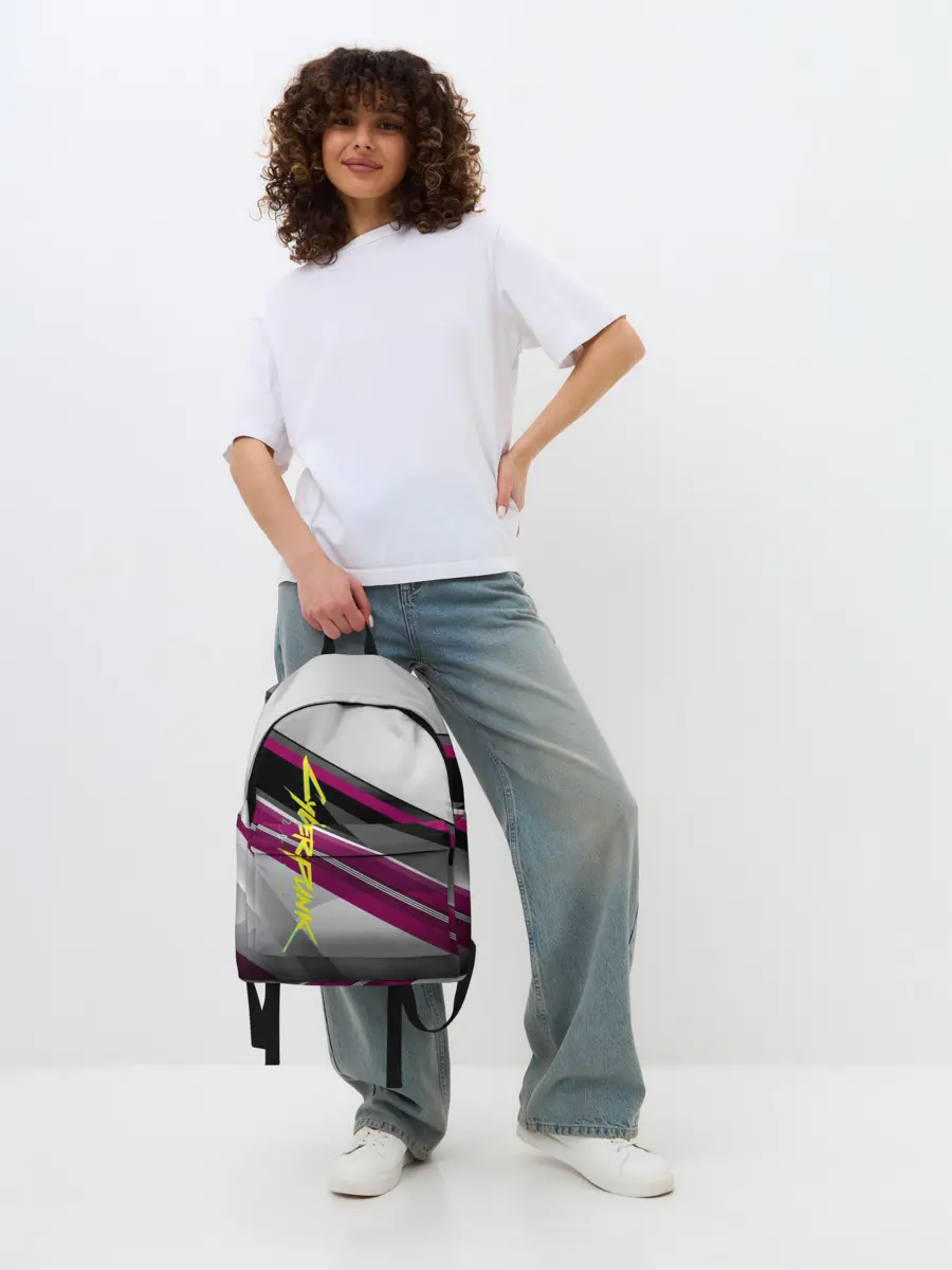 Рюкзак джинсовый / Cyber Punk 2077