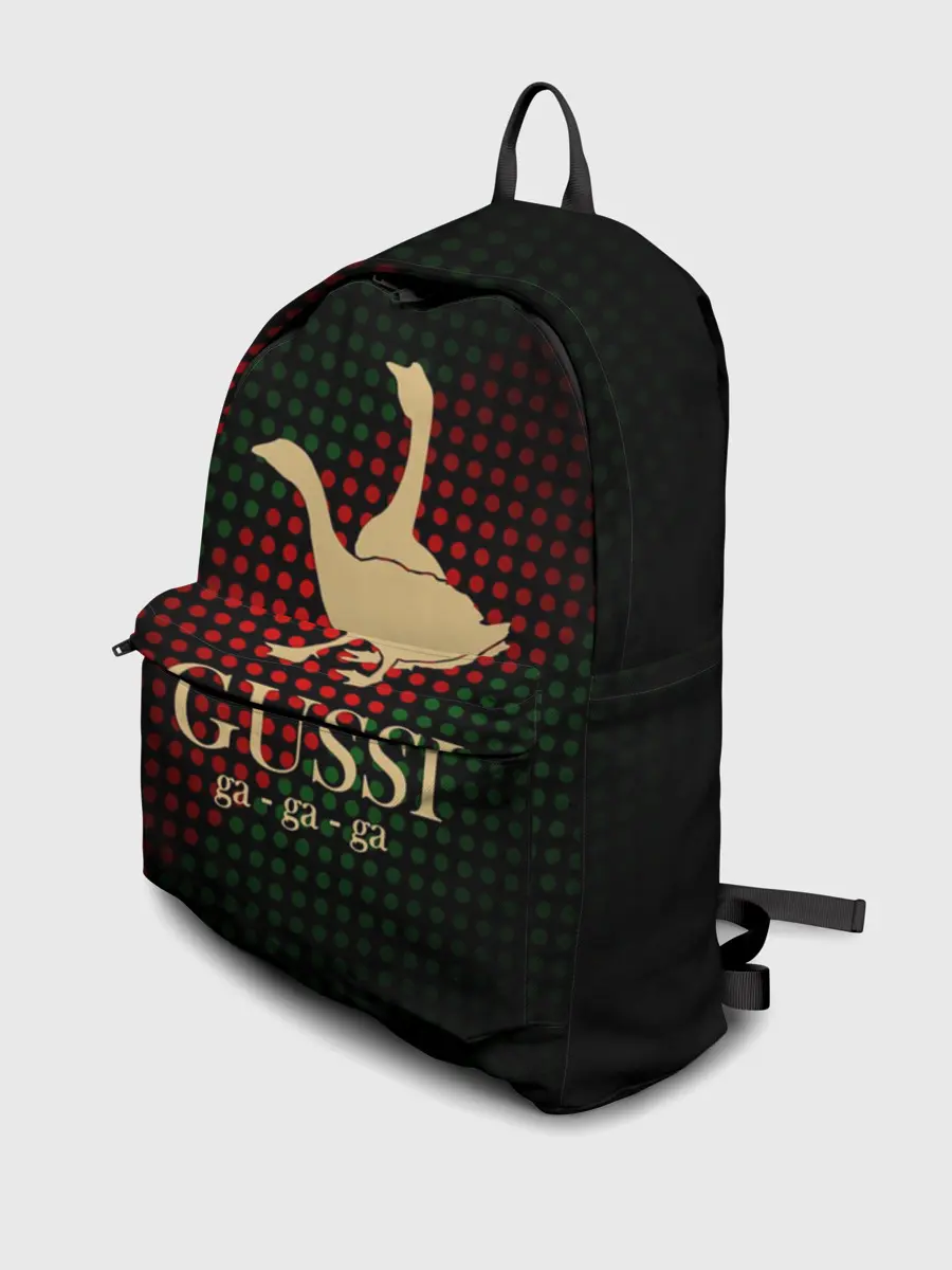 Рюкзак джинсовый / Гуси