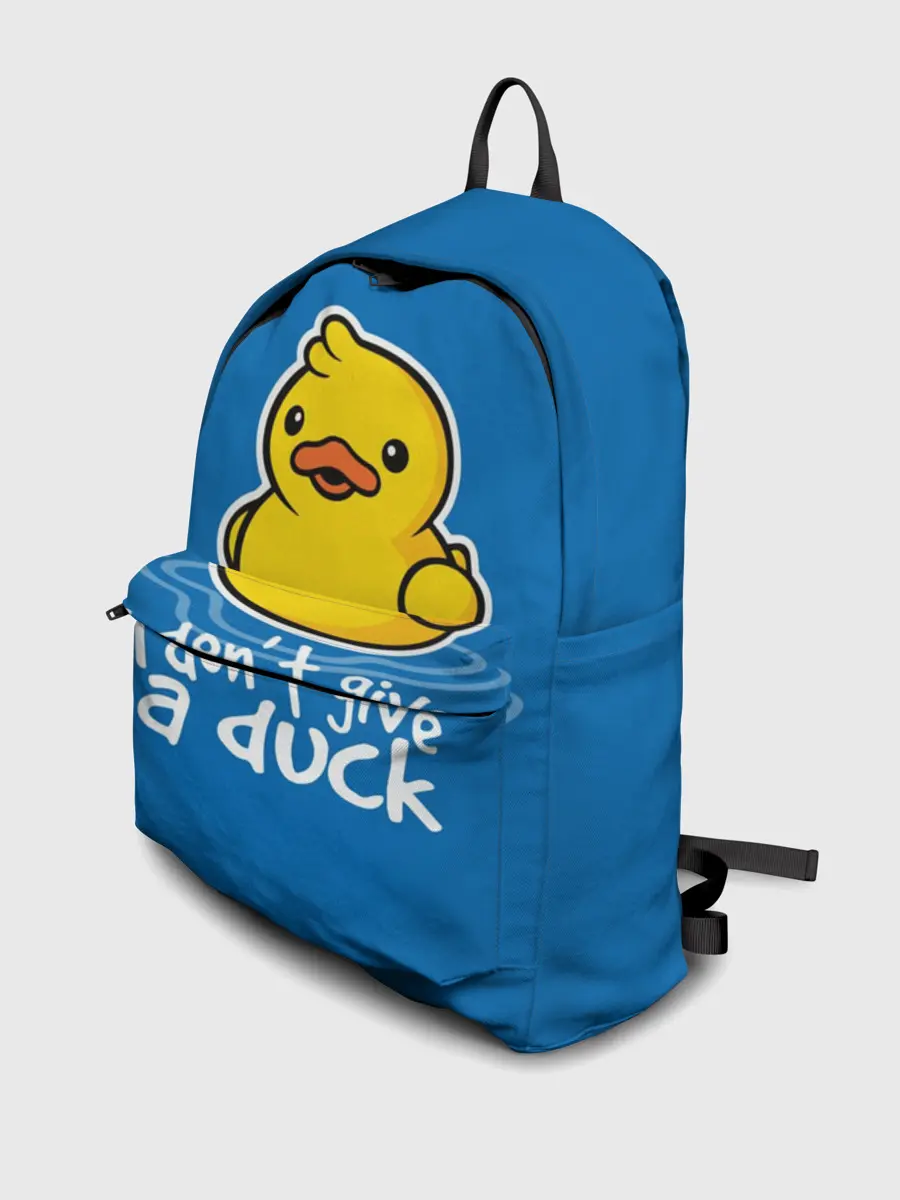 Рюкзак джинсовый / I Dont Give a Duck