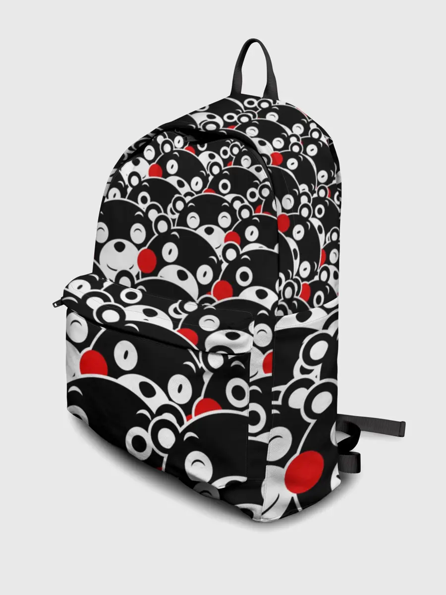 Рюкзак джинсовый / Узор кумамонов