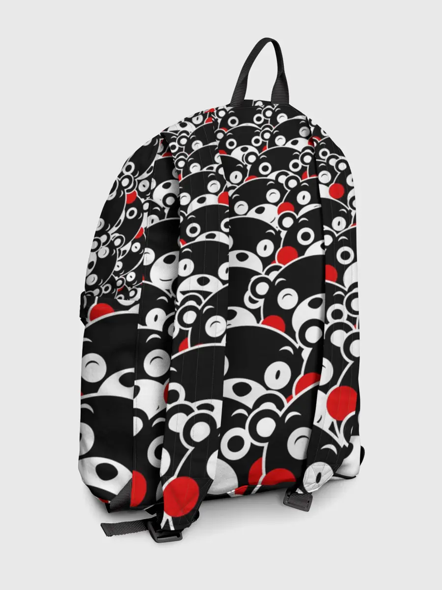 Рюкзак джинсовый / Узор кумамонов