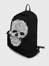 Рюкзак джинсовый / Sketchy Cat Skull