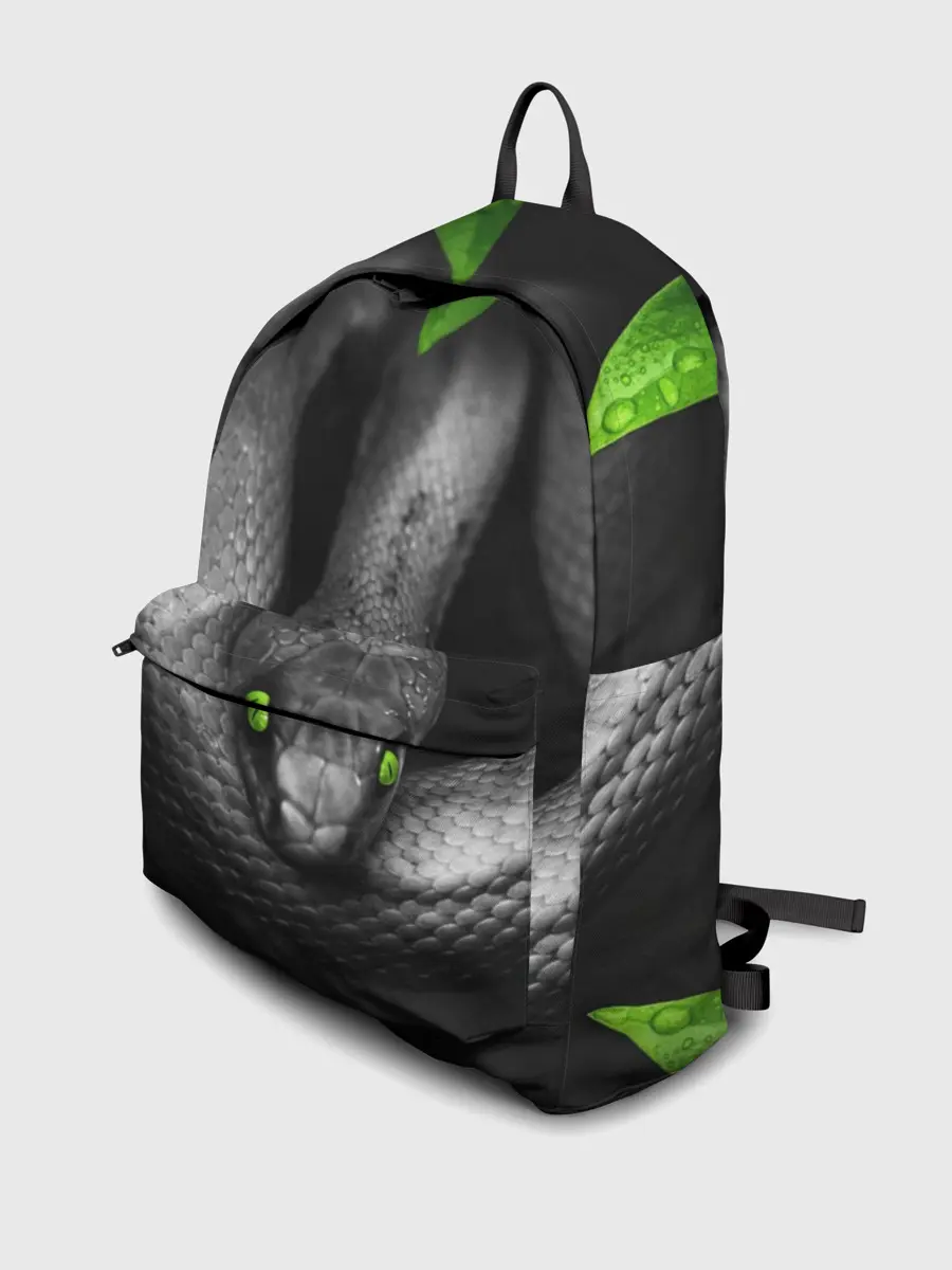 Рюкзак джинсовый / Змея